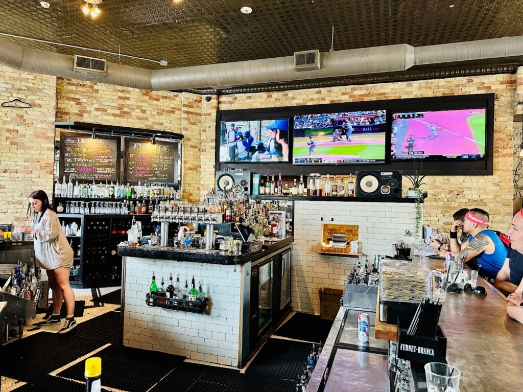 One of the inside bar spaces in Madison's