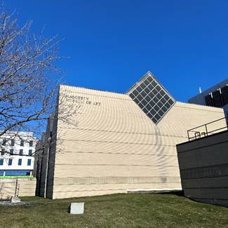 View of Haggerty Museum of Art from the street
